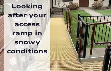 Caring for Your Access Ramp Over the Winter Months