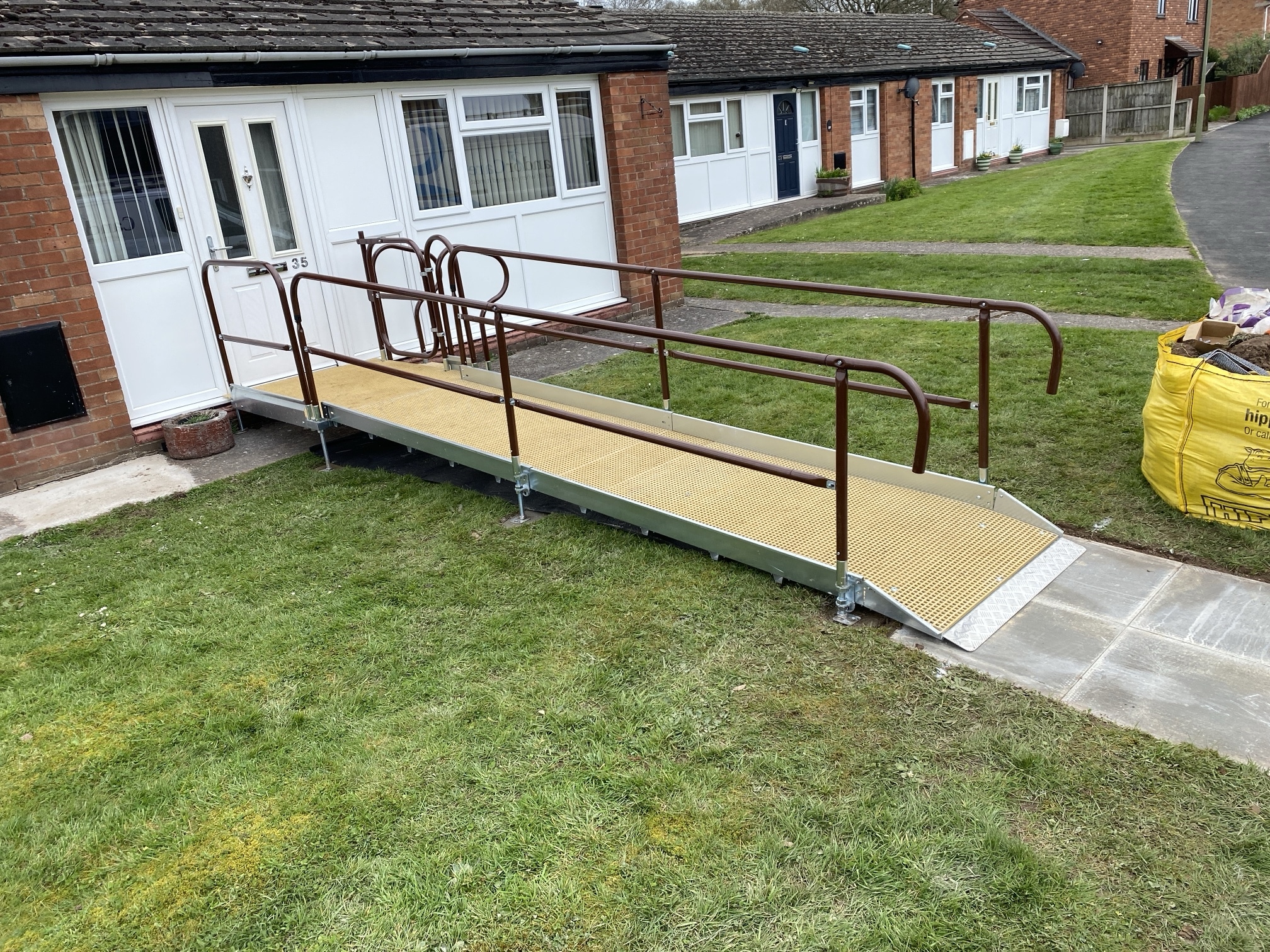 Image of an access ramp installed by Candor Care